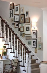 62 Ideas Wall Collage Stairs Frame Gallery #wall