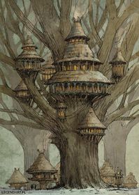 Tree village by Hetman80 on DeviantArt