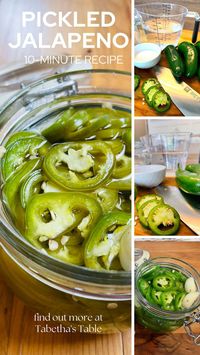 Quick Pickled Jalapeños are delicious, easy, and go so well with so many different meals. Nachos, tacos, Greek Pitas, and more! Don't wait!