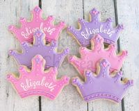 Princess Crowns Cookies