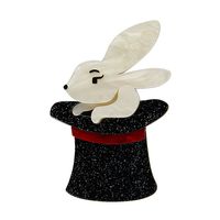 Trixie Bunny Honey Brooch by Erstwilder