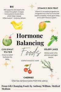 B2, vitamin C rich fruit, coconut water, celery juice, cherries...  #hormone #balancing #foods #food #b2 #vitaminc #fruit #coconut #celery #cherries #glowup #girls #girl