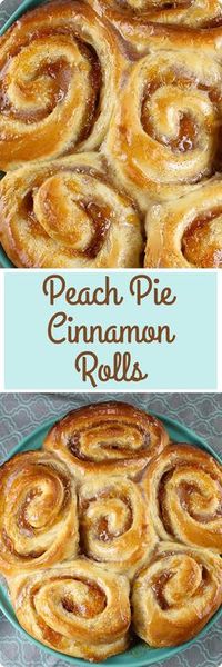 Take your cinnamon rolls to the next level by adding peach filling. These sweet rolls make an incredibly delicious breakfast treat that your family is sure to enjoy! Find recipe at redstaryeast.com.