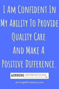 Even during a hectic shift, take a moment to breathe and repeat these affirmations. Let them bring peace to your mind and remind you of the important work you're doing as a nurse.