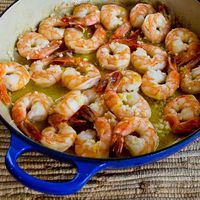 Garlic and lemon shrimp, from Kalyn's Kitchen.