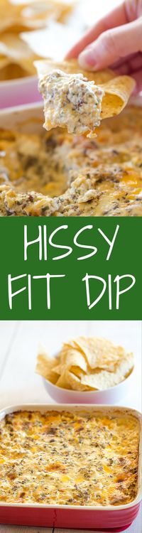 This "Hissy Fit Dip" with the crazy moniker is a HUGE party hit - sausage, cream cheese, sour cream, two cheeses, chives and seasonings make this one absolutely irresistible!