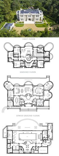 The Ramparts – A Stately Newly Built Mansion In Surrey, England (FLOOR PLANS)