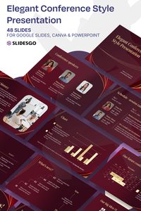 Download the Elegant Conference Style Presentation template for PowerPoint or Google Slides

#Slidesgo #FreepikCompany #presentations #themes #templates #GoogleSlides #PowerPoint #GoogleSlidesThemes #PowerPointTemplate  #Professional #Red #Elegant #Minimalist #Background #Formal #Luxury #Gold #Deluxe #Canva #CanvaTemplate #presentationideas #presentationdesign #powerpointdesign