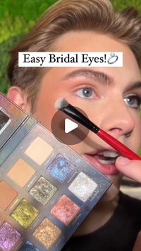 Trevor Barrett on Instagram: "Even if you’re not in a Wedding anytime soon, This Bridal Eye is a beautiful & classic neutral look that works for everybody!💎& every occasion - 
Let me know if you’d like a part 2 for the bridal base routine! 🥰 
Of course customize this to fit your personal style, but for me I prefer bridal eyes to remain neutral with an emphasis on strong highlights & shadows. My goal is to really make the eyes pop & shine in photos without overpowering the natural features. 

Products Used: 
#trevorxdoseofcolors Eternal Love Palette (code TREVOR to save) @doseofcolors 
Iridescent Single Shadow 
@esteelauder Kajal Dual Ended Eyeliner in Noir 
Lash Sculpt 
@Lillylashes 
#bridalmakeup #weddingmakeup #wedding #makeuptutorial"