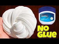 NO GLUE VASELINE SLIME💦 How to make Slime with Vaseline Petroleum jelly and Flour without Glue Borax - YouTube