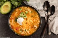 Easy Crockpot Chicken Taco Soup Recipe