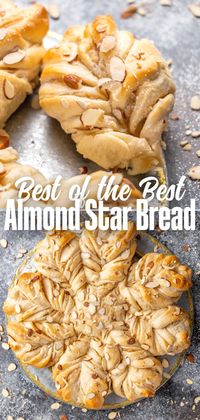 Almond star bread is a delicious and unique twist on the traditional star bread recipe. It uses an almond paste brown sugar filling to create a sweet and fragrant bread that is perfect for breakfast, dessert, or a snack.