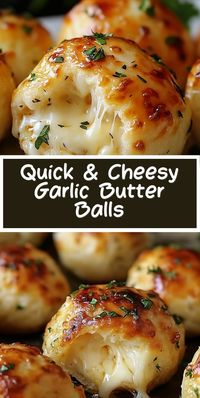 These garlic butter cheese balls made with Pillsbury biscuits are a flavorful treat. Simple to prepare and packed with cheesy goodness, they make an ideal addition to any meal.