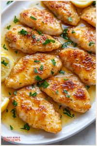 Chicken Scallopini is a quick and flavorful Italian-American dish featuring tender, thinly sliced chicken breasts in a tangy lemon-butter sauce. Perfect for a weeknight dinner!