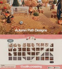 colin 🌙 on Instagram: "autumn leafy path designs posted to my creator ID. they're designed to match the yellow leaf pile. enjoy! i will upload some bonus additions to these codes sometime soon. 🍂"