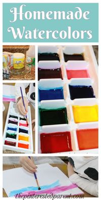 Homemade Watercolor Paints – The Pinterested Parent