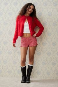 Motel Ritala Red Gingham Shorts | Urban Outfitters UK