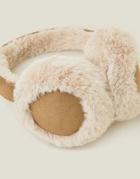 Keep your lobes warm and cosy in style with these earmuffs. Boasting snuggly faux fur and suedette in tones that pair perfectly with everything in your wardrobe.