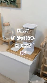 A Z I Z A | Honest Motherhood on Instagram: "✨This is your sign to DIY your toddler’s play kitchen into a functional kitchen ✨ . . . . . . . . . #kids#toddlers#twins#twintoddlers#montessoriathome#minifridge#Montessori#accessiblefood#foodfortoddlers#meals#breakfast#twinbrothers#reels#fyp#foryou#viral#lunch#toddlermeals#twinparents#twinmom#twindad#howto#lifestyle#tips#hacks#blw#formula#solids#functionalkitchen#playkitchen"