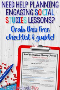 If you need some social studies lesson ideas, check out this blog post. You'll find a variety of social studies lesson ideas and examples!