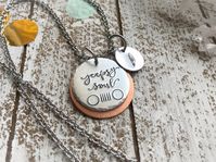 Jeepsy Soul necklace--jeep jewelry--jeep girl jewelry--jeep girl necklace--mixed metal--jeep necklac