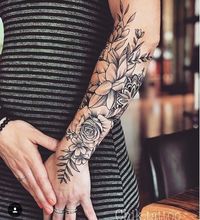 Beautiful floral sleeve