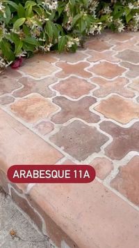 ARTO Brick on Instagram: "Walking clears the mind. Look what I found in the wild: Spanish Style Home Series: Artillo tile Shape: Arabesque 11a Color: Normandy Cream #walkingInLA #Artobrick #ArtilloTile . . . ⚒ . . . . . . . #designbuild #tilefloor #casa #hacienda #terracotta #terracottaflooring #designinspiration #haciendastyle #outdoorlivingspace #sustainableliving #designinspo #durablegoods #ecofriendly #spanishcolonialrevival #spanishstylehome #spanishmodern #artobrick #rusticelegance #ar