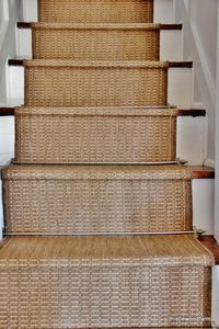 DIY:: Easy Inexpensive Option for a Stair Runner