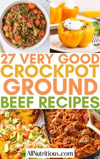 You can easily get more use out of your crockpot when you make any of these yummy crockpot ground beef recipes. These delicious ground beef recipes are perfect for an easy crockpot dinner your whole family will love.