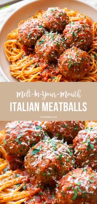 These oven-baked Italian meatballs are incredibly tender and juicy, with irresistible flavors that will have you craving for more. Made with ground beef, onion, garlic, parmesan cheese, and parsley, these meatballs are seasoned to perfection, ready to be served with your favorite sauce in less than 30 minutes!