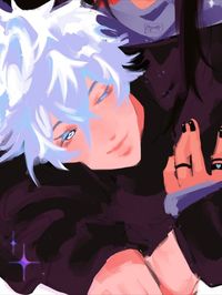 ◜♡◞ artist﹕tt @/pwoip__  ੭୧ Getou Suguru x Gojo Satoru : jujutsu kaisen !! + full image ೀ 