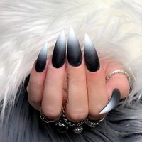 Best Black Stiletto Nails Designs For Your Halloween — OSTTY