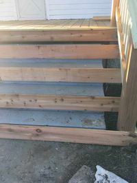 How to Cover Concrete Steps with Wood