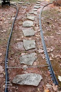 Creating a Mulch and Stone Path