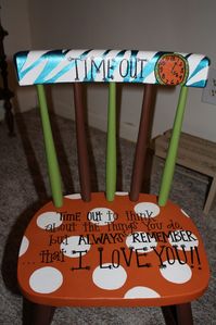 this is a sweet idea(if a kid goes to timeout..they need to understand why and what to do once there)