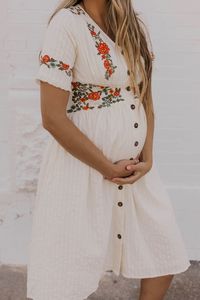 Cute Embroidered Dress for Summer - Women's Modest Dresses | ROOLEE