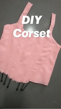 ✂️ Explore the Art of DIY Corset Making! 🌟 Create Your Own Stunning Corset👗 Credit: eugevazquezok at Tiktok