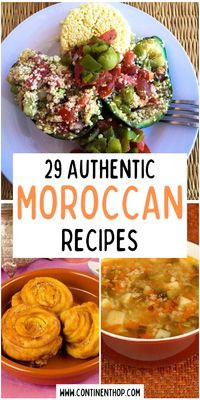 Looking to explore Moroccan cuisine at home? This collection of 29 authentic Moroccan recipes will take you straight to the heart of Morocco. From fragrant tagines to savory couscous, these dishes are bursting with flavor. Check out the blog for the best Moroccan dishes and save this pin for later inspiration!