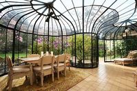 Solarium in SF home for sale Photo: Linda Mayne, OpenHouse Photography - very cool roof design!