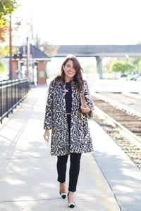 Leopard Coat | Sequins & Stripes