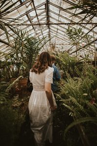 Greenhouse Engagement Session - Welborn Wedding Co.