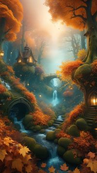 Autumn | Fall | Wallpaper | Vibes | Leaves | Forest | Fantasy | Mystery | Cozy |