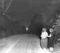 A mysterious light of unknown origin on the backroads of Missouri