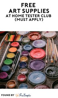 FREE Art Supplies At Home Tester Club (Must Apply) https://yofreesamples.com/arts-and-recreation-freebies/free-art-supplies-at-home-tester-club-must-apply/