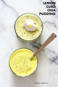 Lemon Curd Chia Pudding