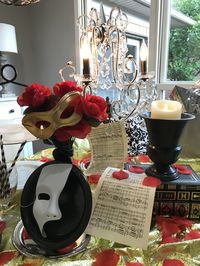 Our version of a Phantom of the Opera party ❤️. See more @nestandfeather on IG