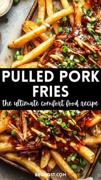 Treat yourself to these BBQ Pulled Pork Fries – a perfect combination of crispy fries, juicy pulled pork, and all your favorite toppings! It’s an easy and delicious way to use up leftover pulled pork, and it’s great for parties or a cozy night in. Pin it for later! Check out the blog for the full guide!