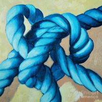 Sailor Knot 5 -close Up Painting