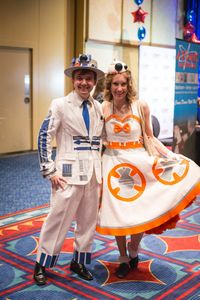 Disneybound R2D2 BB8 Dapper Day