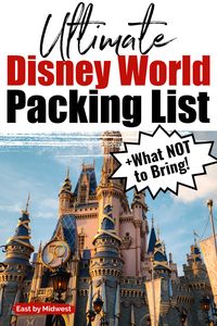 Ultimate Disney World Packing List for Adults: Everything You Need for a Great Time. Getting ready for Disney World? Here is the ultimate Disney World packing list for adults. Everything you need for a great time! These packing tips for Disney World will help you to bring what you need. And what not to pack. #disneyworld #disney #disneypackingtips #disneypacking #disneytips #disneytricks #packingtips